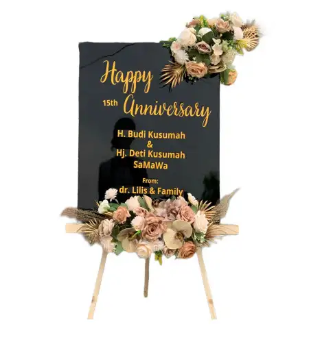 Papan Bunga Akrilik gunungpuyuh